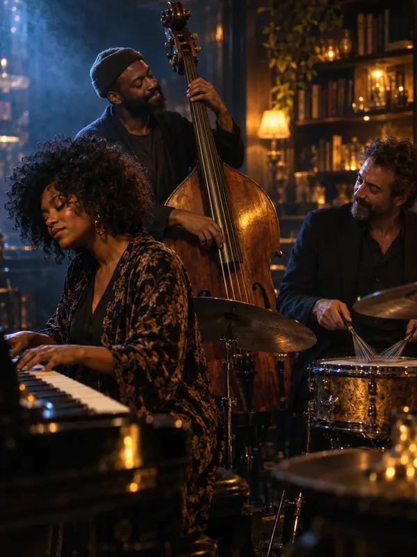 Jazz Trio desk concert style