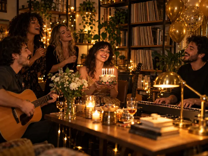 Birthdays in a desk concert